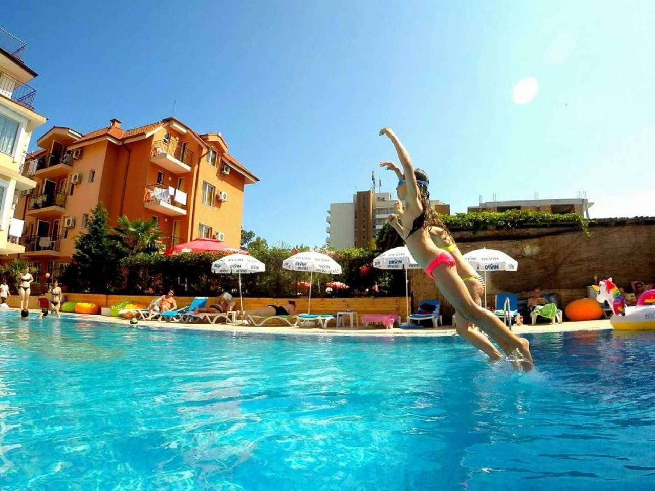 Salena Beach Hotel Primorsko Eksteriør bilde